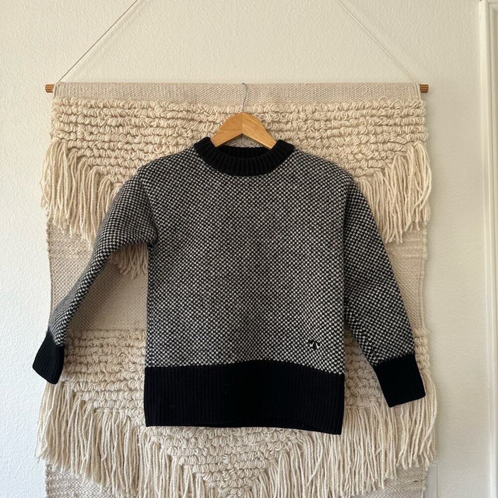 Tory Burch Two Tone Crewneck Sweater